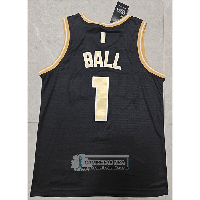 Camiseta Charlotte Hornets LaMelo Ball NO 1 Select Series Oro Negro